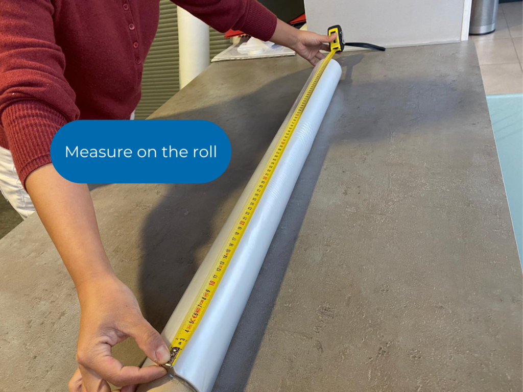 Trimmed VS untrimmed thermoplastic adhesive in roll, how to measure the