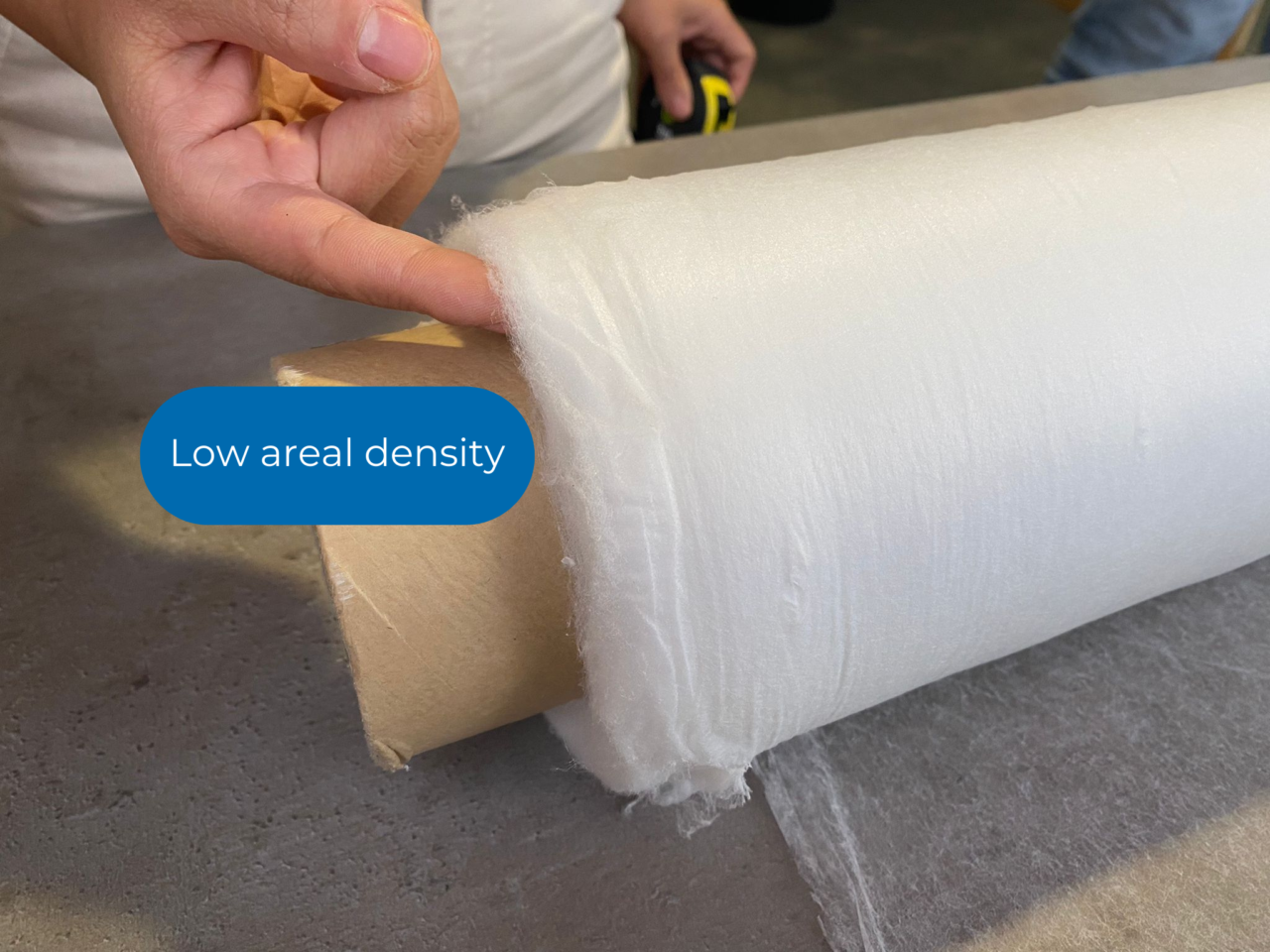 Trimmed VS untrimmed thermoplastic adhesive in roll, how to measure the
