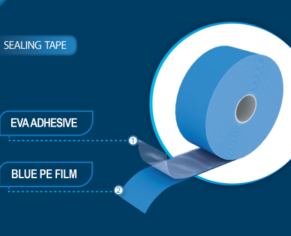 Blue sealing tape with adhesive - Protechnic